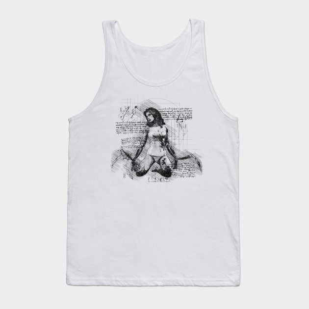 Da Vinci 1077 Tank Top by Xieghu